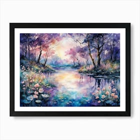 Lily Pond Art Print