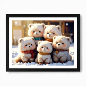 Teddy Bears 5 Art Print