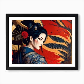 Asian Woman 1 Art Print