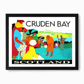 Cruden Bay, Scotland, Golf Match Art Print