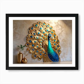 Peacock Wall Art 3 Art Print