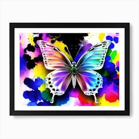 Colorful Butterfly 18 Art Print
