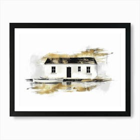 House By The Water 3 Art Print