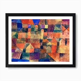 City With The Three Domes, Paul Klee Art Print