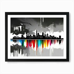 Abstract Cityscape 12 Art Print