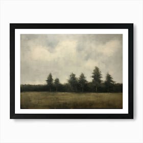 Rustic Forest Painting Art Print