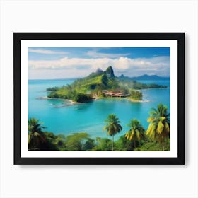 Tropical Island 6 Art Print