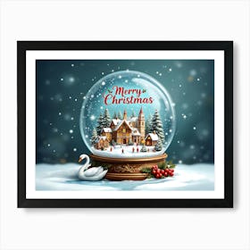 Snow Globe 2 Art Print