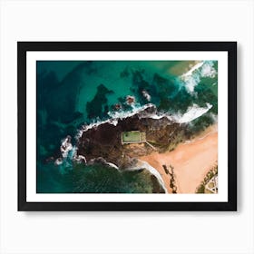 Rock pool Art Print