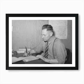 Manager Of The Fsa (Farm Security Administration) Labor Camp, Caldwell, Idaho By Russell Lee Art Print