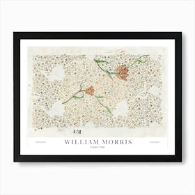 William Morris Prints Garden Tulip Landscape Botanical Vintage Art Print