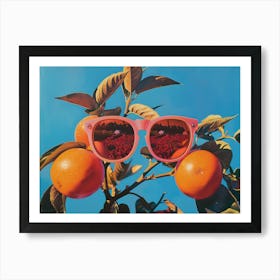 Oranges And Sunglasses Art Print