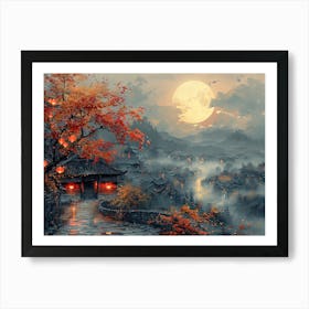 Chinese Lanterns Art Print