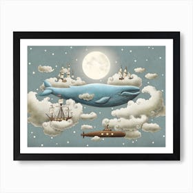 Ocean Meets Sky Art Print