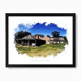 Old Mildura Station Homestead, Victoria, Australia Art Print