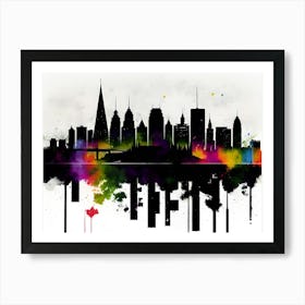 San Francisco Skyline Canvas Print Art Print