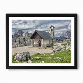 Mountains Church Art Print