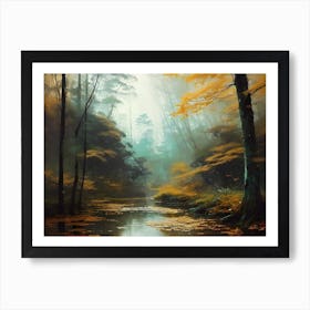 Autumn Forest 18 Art Print