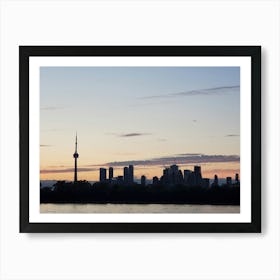 Toronto Skyline At Sunset 1 Art Print