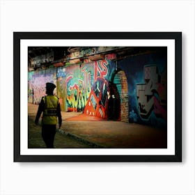 Leake Street Graffiti SE1 Art Print