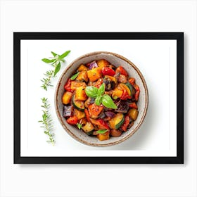 Roasted Vegetables In A Bowl 3 Art Print