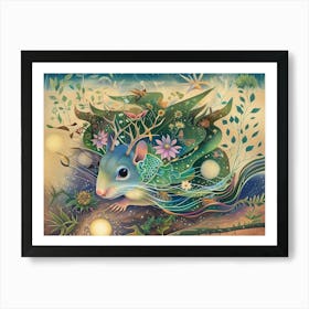 Vintage Illustration Animal 1 Art Print