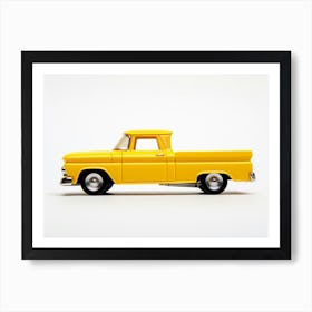 Toy Car Custom 62 Chevy Yellow Art Print