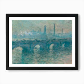 Waterloo Bridge, Gray Weather (1900), Claude Monet Art Print