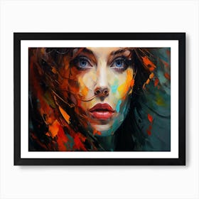 Portrait Of A Woman 20 Art Print