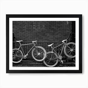 London Bikes Art Print