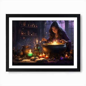 Witches Cauldron Art Print