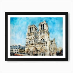 Notre Dame Paris Art Print