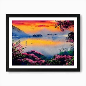 Twilight Serenity Enigma Art Print