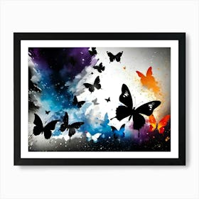 Butterfly Painting 71 Art Print