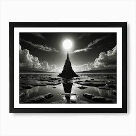 Moon In The Sky Art Print