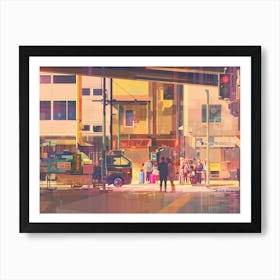 CROSSING Art Print