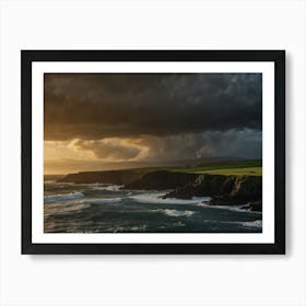 Storm Clouds Over Ireland 2 Art Print