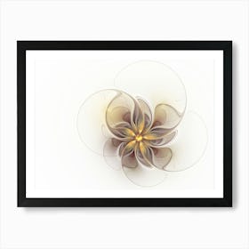 Abstract Flower Art Print