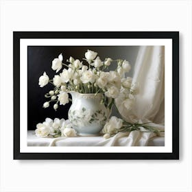 White Tulips Affiche