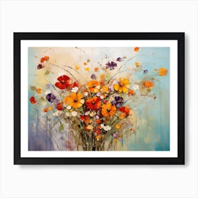 Flowers In A Vase 22 Art Print