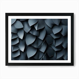 3d Effect Dark Color Poster