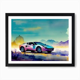 Ferrari 458 Italia Art Print