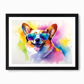 Corgi Painting 31 Art Print