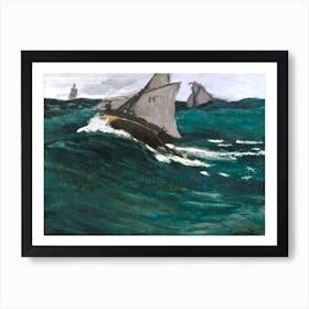 The Green Wave (1866–1867), Claude Monet Art Print