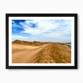 Sand Dunes In Swakopmund, Namibia (Africa Series) Art Print