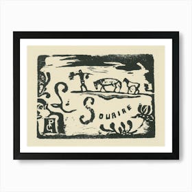 Horses, Paul Gauguin Art Print