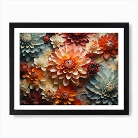 Paper Flowers 2 Art Print