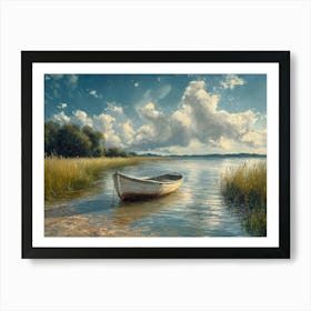 Boat On The Water Art Print