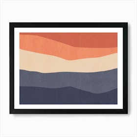 Abstract Landscape - Rb01 Art Print