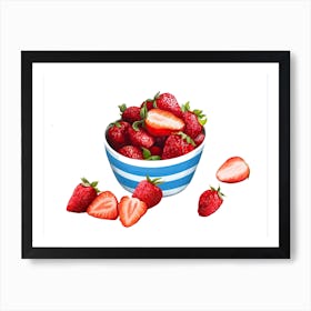 Strawberries Art Print